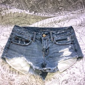 American eagle jean shorts